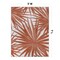 World Rug Gallery Tropical Leaves Nature Inspired Indoor/Outdoor Area Rug 5' x 7' Rust 4030RUST5X7 - alternate 7